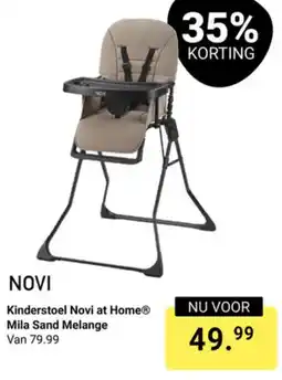 Van Asten BabySuperstore Novi at Home Kinderstoel Mila Sand Melange aanbieding