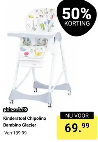 Van Asten BabySuperstore Chipolino Kinderstoel Bambino Glacier aanbieding