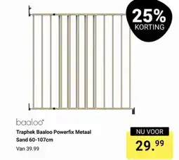 Van Asten BabySuperstore baaloo Traphek Baaloo Powerfix Metaal sand aanbieding