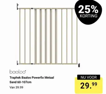 Van Asten BabySuperstore baaloo Traphek Baaloo Powerfix Metaal sand aanbieding