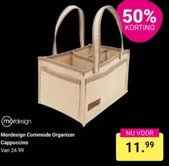 Van Asten BabySuperstore Mordesign Commode Organizer Cappuccino aanbieding