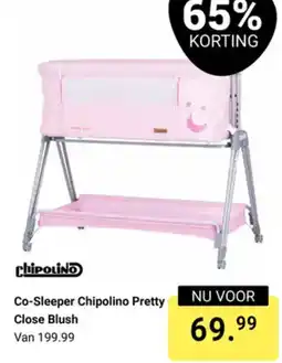 Van Asten BabySuperstore Chipolino Co-Sleeper Pretty Close Blush aanbieding