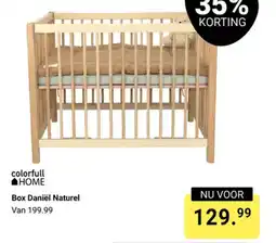 Van Asten BabySuperstore colorfull HOME Box Daniël Naturel aanbieding