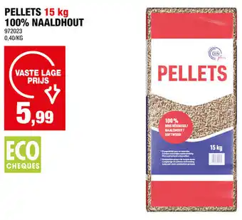 Hubo Pellets 100% Naaldhout aanbieding