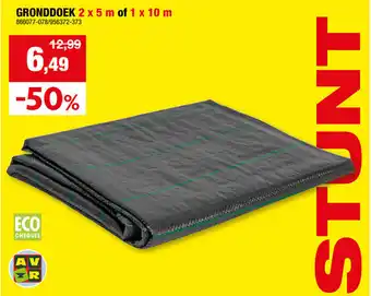 Hubo Gronddoek aanbieding