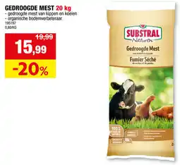 Hubo Gedroogde Mest aanbieding