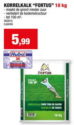 Hubo Korrelkalk Fortus aanbieding