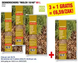 Hubo Dennenschors Mulch 10 / 40 aanbieding
