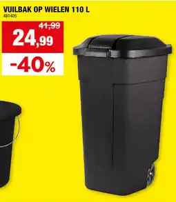 Hubo Vuilbak op Wielen aanbieding