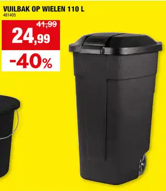 Hubo Vuilbak op Wielen aanbieding