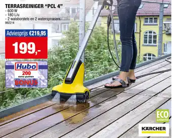 Hubo Terrasreiniger PCL 4 aanbieding