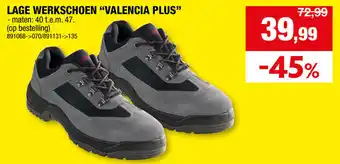 Hubo Busters Safety Products Lage Werkschoen Valencia Plus aanbieding