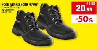 Hubo Busters Safety Products Hoge Werkschoen FarHOGE WERKSCHOEN "FARO" maten: 39 t.e.m. 45. aanbieding