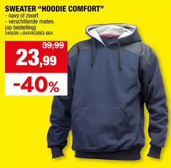 Hubo Busters Safety Products Sweater Hoodie Comfort aanbieding