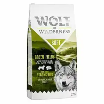 Zooplus 5kg "Soft Green Fields" Lam Wolf of Wilderness Hondenvoer aanbieding