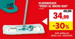 Hubo Vloerwisser Profi XL Micro Duo aanbieding