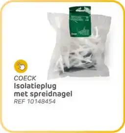 Brico Coeck Isolatieplug met spreidnagel aanbieding