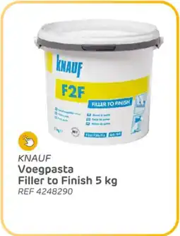 Brico Knauf Voegpasta Filler to Finish aanbieding