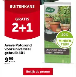 AVEVE Aveve Potgrond voor universeel gebruik 40l aanbieding