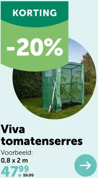 AVEVE Viva tomatenserres aanbieding