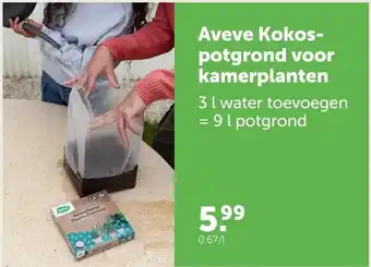 AVEVE Aveve Kokos- potgrond voor kamerplanten aanbieding