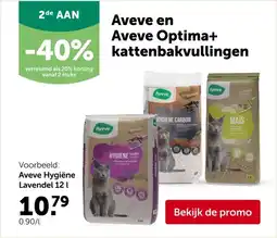 AVEVE Aveve en Aveve Optima+ kattenbakvullingen aanbieding