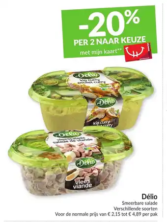 Intermarché Delio Smeersalades aanbieding