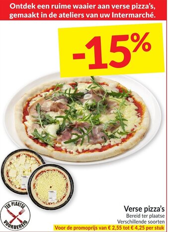 Intermarché Verse pizza's aanbieding