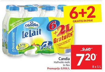 Intermarché Candia Halfvolle melk aanbieding