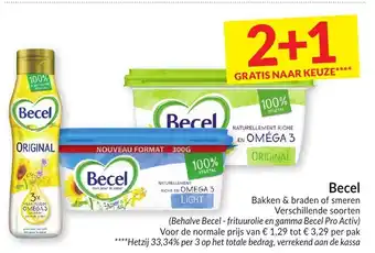 Intermarché Becel Bakken & braden of smeren aanbieding