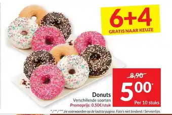 Intermarché Donuts Verschillende soorten aanbieding
