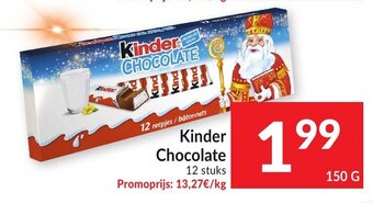 Intermarché Kinder Chocolate aanbieding