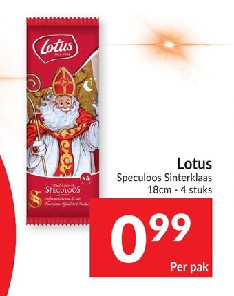 Intermarché Lotus Speculoos Sinterklaas aanbieding
