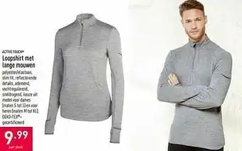 Loopshirt met lange mouwen