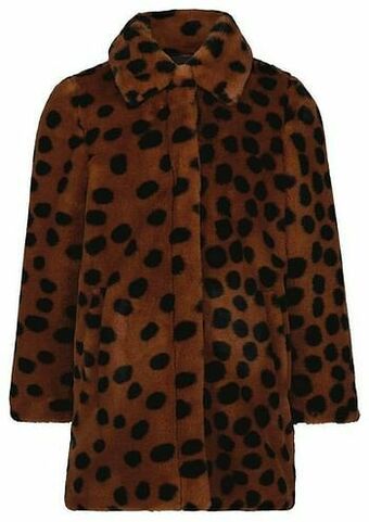 HEMA HEMA Kinderjas Immitatiebont Gevlekt Bruin (bruin) aanbieding