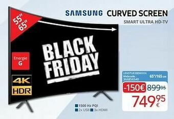 Eldi Samsung smart ultra hd-tv ue65tu8300wxxn aanbieding