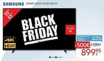Eldi Samsung smart qled ultra hd-tv qe65q67aauxxn aanbieding