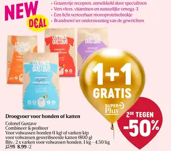 Delhaize Droogvoer voor honden of katten aanbieding