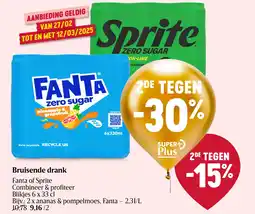 Delhaize Bruisende drank aanbieding