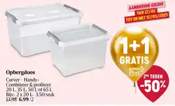 Delhaize Opbergdoos aanbieding