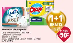 Delhaize Keukenrol of toiletpapier aanbieding