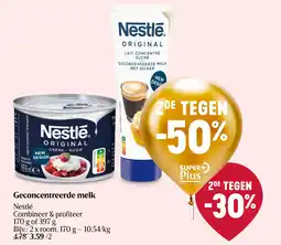 Delhaize Geconcentreerde melk aanbieding