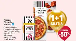 Delhaize Pizza of Pizzabites Vesuvio aanbieding