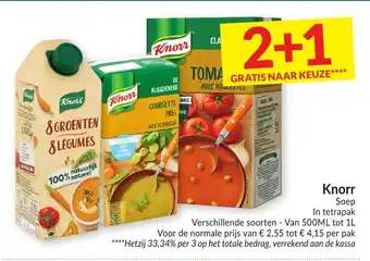 Intermarché Knorr Soep aanbieding