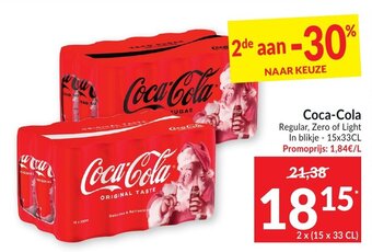 Intermarché Coca-Cola Regular, Zero of Light aanbieding