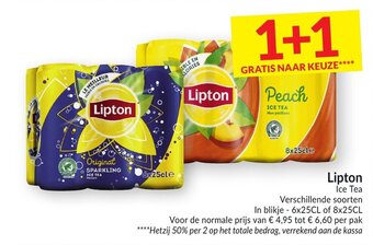 Intermarché Lipton Ice Tea aanbieding