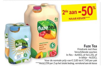 Intermarché Fuze Tea aanbieding