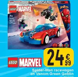 Cora Spider-Man racewagen en Venom Green Goblin aanbieding