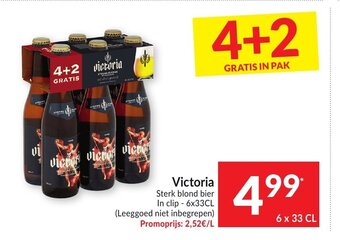 Intermarché Victoria Sterk blond bier aanbieding
