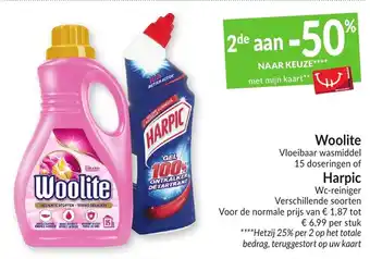 Intermarché Woolite, Harpic aanbieding